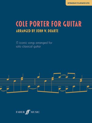 cover image of Cole Porter for Guitar